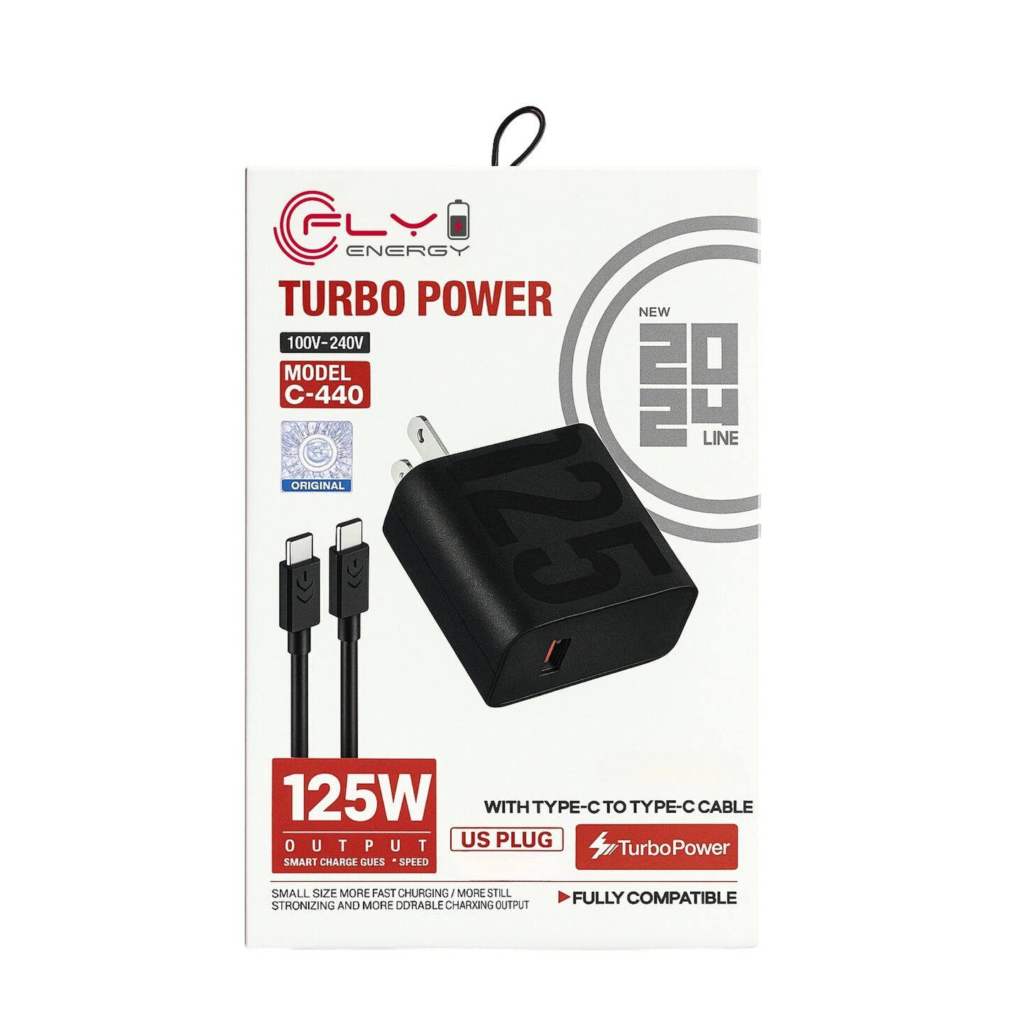 Cargador C-440 HyperCharge 125W Rendimiento Extremo