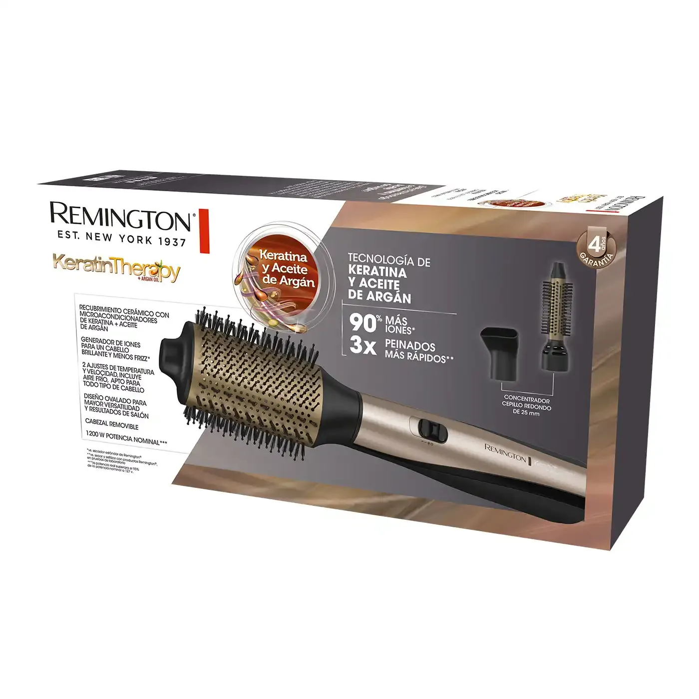 Cepillo Keratina Remington