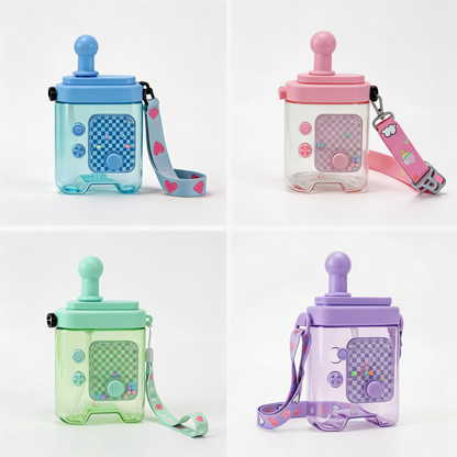 Termo Infantil GTG-310 Hidratación Divertida con Diseño Tipo Cámara