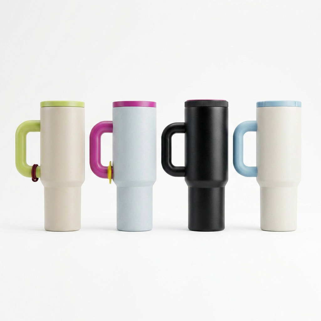 Termo GTG-120 con Asa Diseño Moderno, Cómodo y Funcional