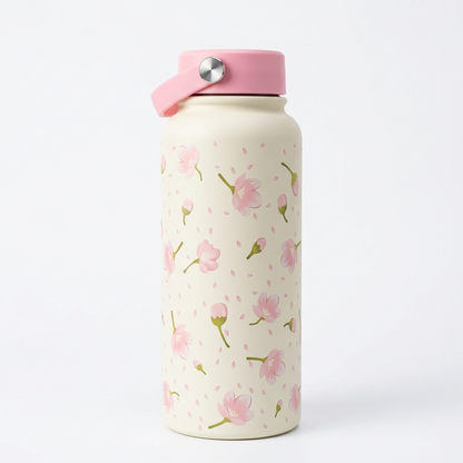 Termo Acero Inoxidable GTG-240 Elegancia Floral y Temperatura Perfecta