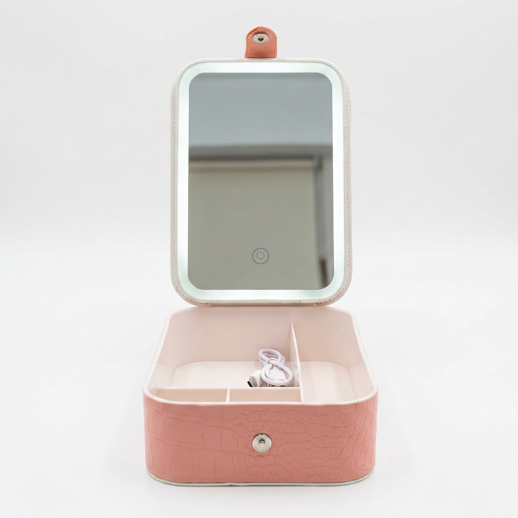 Organizador de Accesorios Espejo LED ORG-530 Moderno, Práctico y Elegante