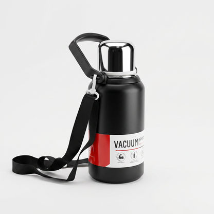 Termo Acero Tapa Taza GTG-500 Resistente, Práctico y Fácil de Llevar