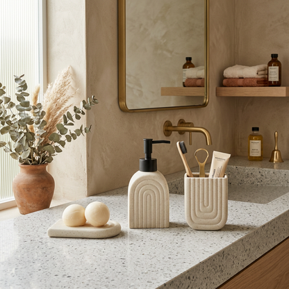Kit Dispensador de Jabón A&B-280 Organización Elegante para tu Baño