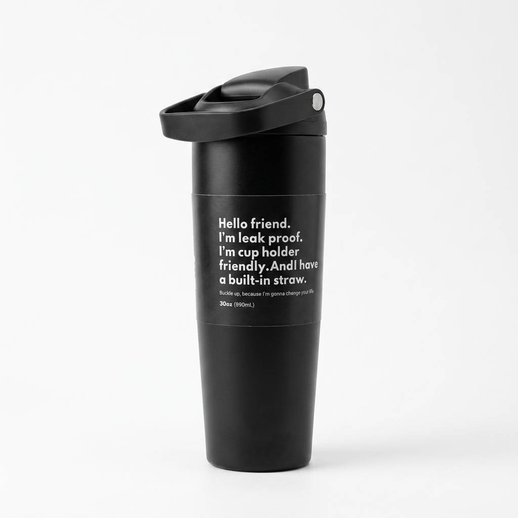 Vaso Térmico con Asa y Pitillo GTG-470 Comodidad y Estilo para tus Bebidas