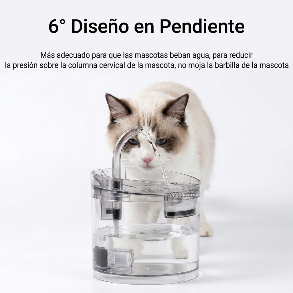 Bebedero de Mascota ALA-040  Fuente Automática con Sensor Inteligente