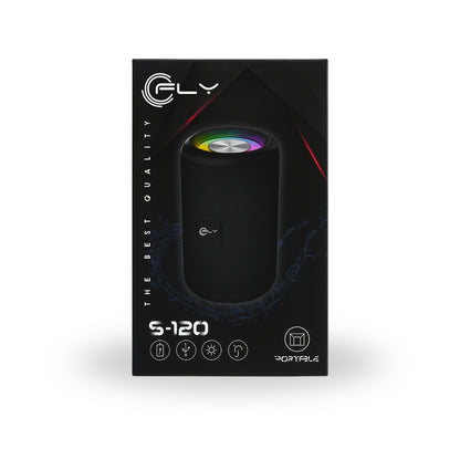 Parlante Bluetooth S-120 Sonido Envolvente con Luces LED