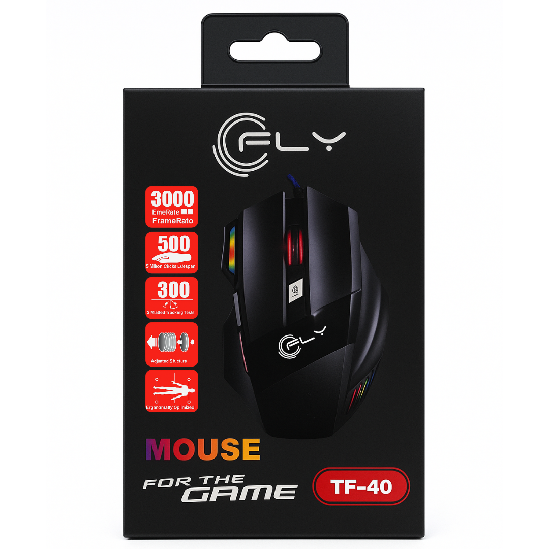 Mouse gaming alambrico TF-40