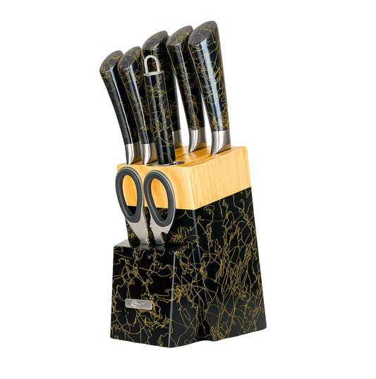 Set de Cuchillos KT-60 Premium con Soporte en Madera