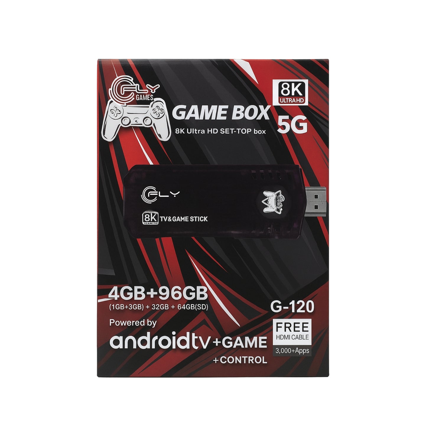 Gamepad Multimedia G-120 con Adaptador para TV