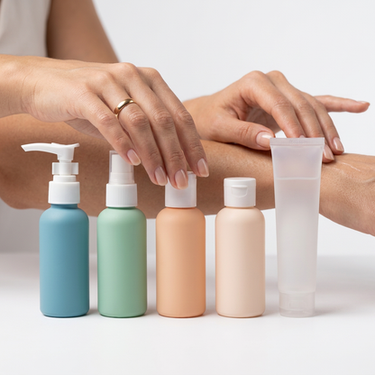 Set Botellas Viaje Spray/Pomp ACP-070  Práctico, Compacto y Recargable