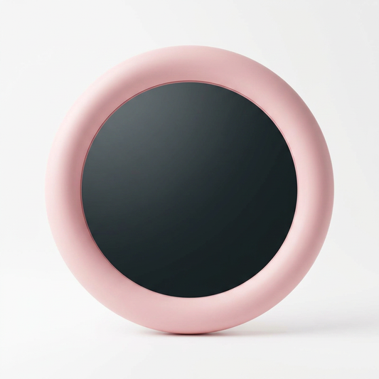 Espejo Circular Marco Grueso DEC-030  Minimalista, Moderno y Decorativo
