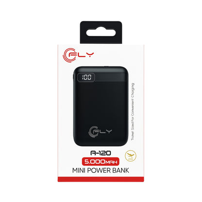Power Bank Portátil A-120 5.000 mAh – Compacto, Práctico y Siempre Listo