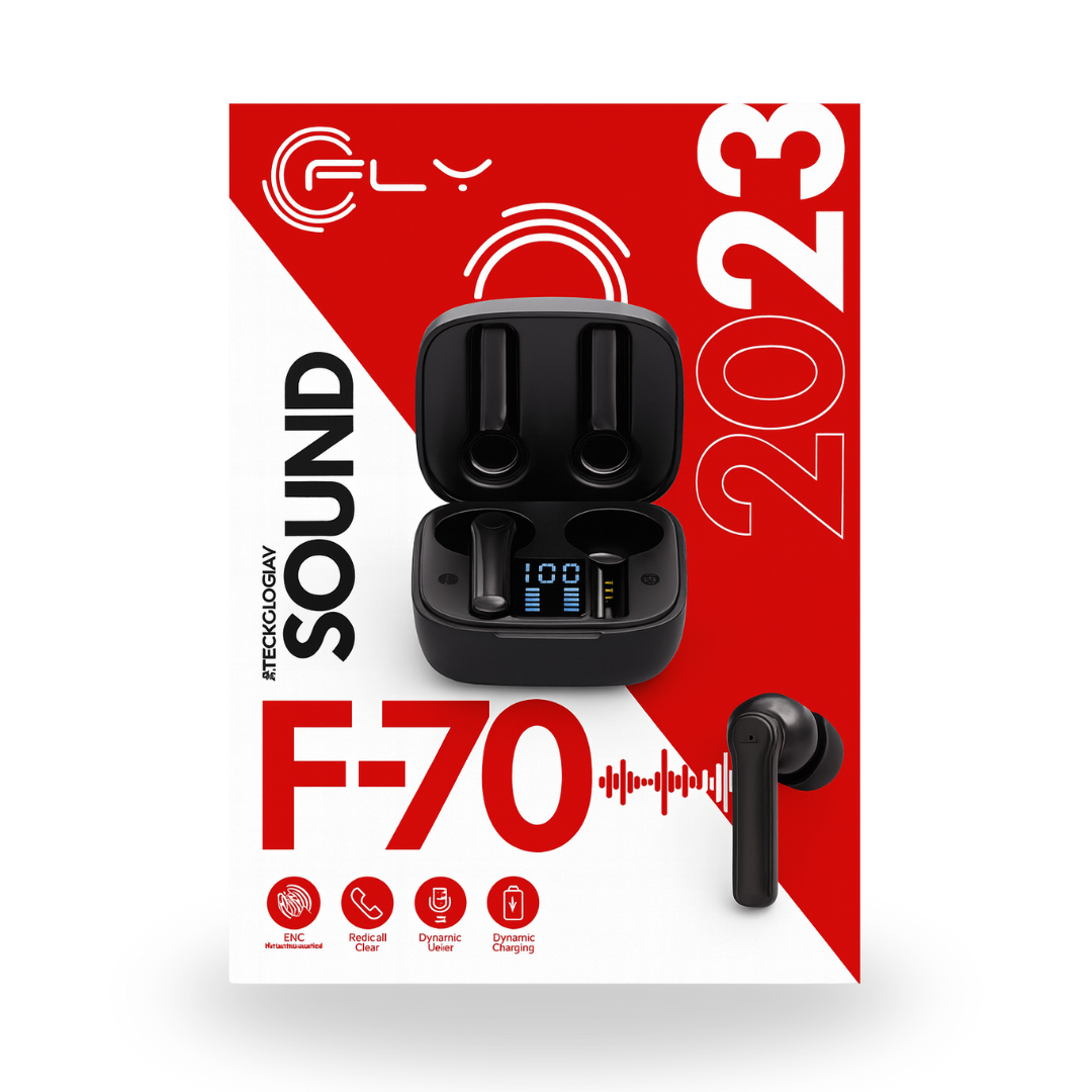 Audífonos True Wireless F-70 Control Táctil Avanzado