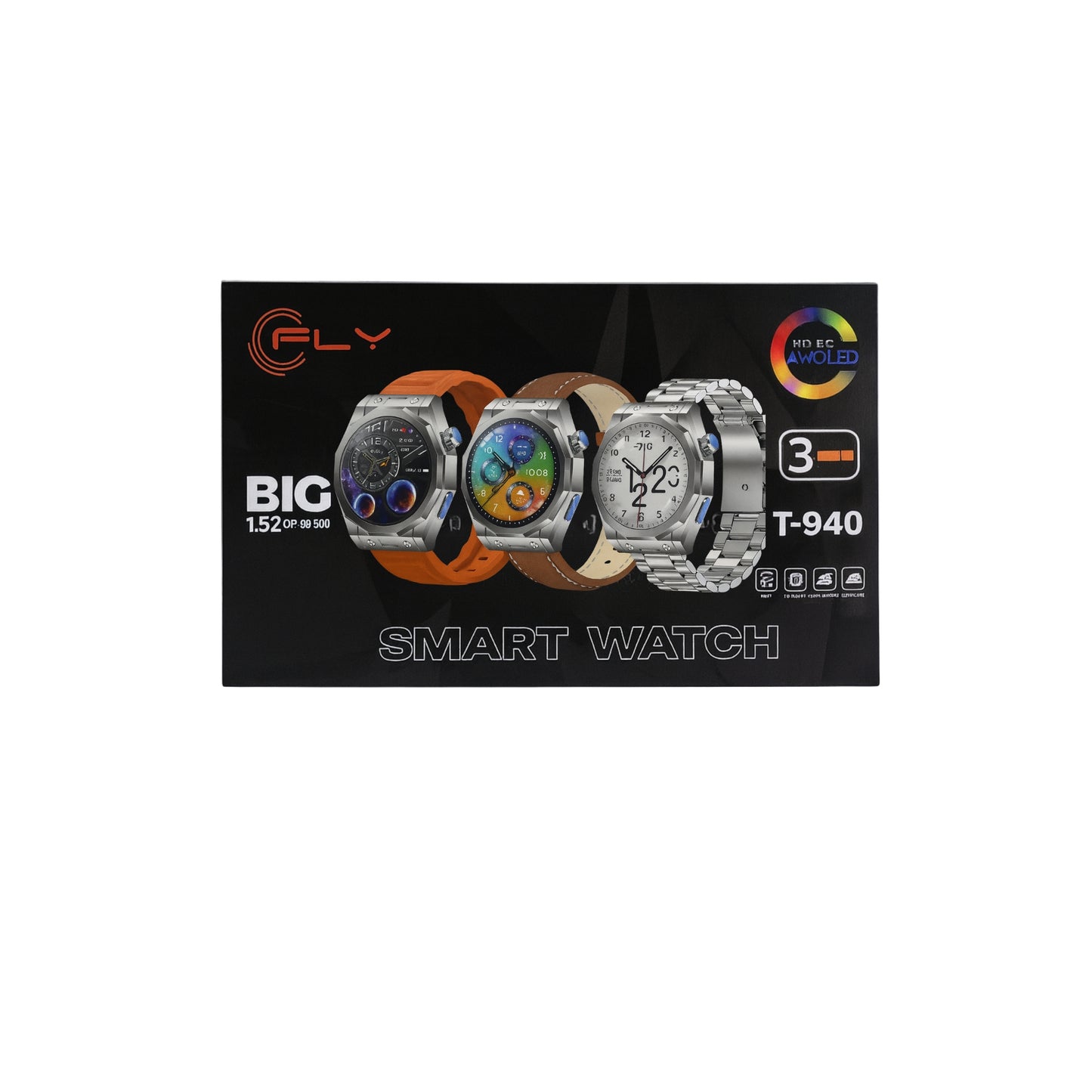 Reloj Inteligente T-940 AMOLED 1.52” – Diseño Deportivo