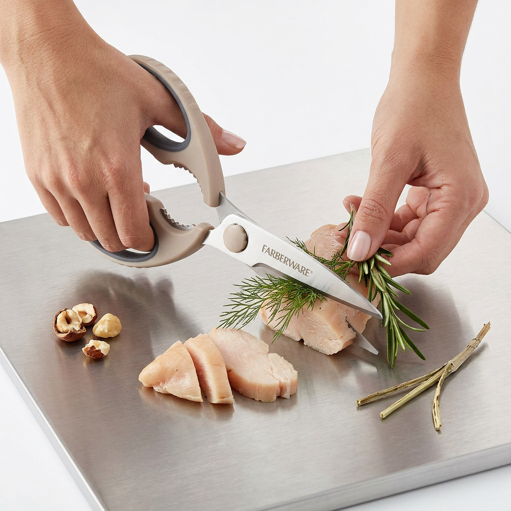 Tijera Multiusos C&L-730 Precisión y Comodidad para Tu Cocina