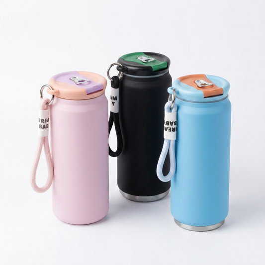Termo Forma de Lata Colores GTG-450  Estilo Práctico para Bebidas en Movimiento