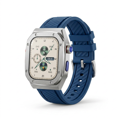 Smartwatch Reloj Inteligente Pantalla AMOLED + Audífono Inalámbrico Bluetooth