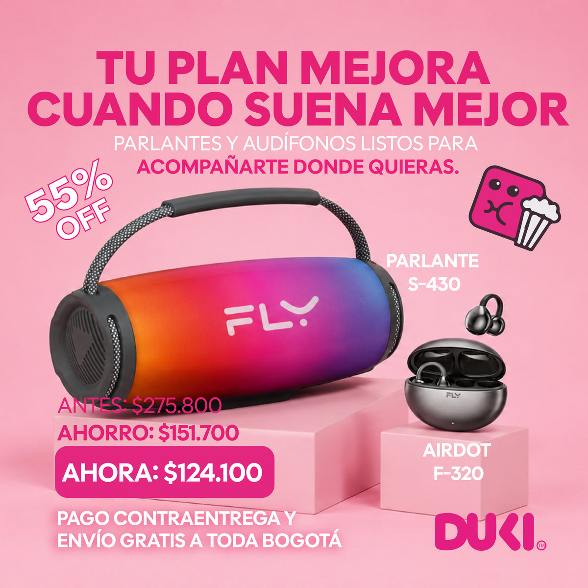 Combo Ritmo Inalambrico - DUKI, vista 1 de 4