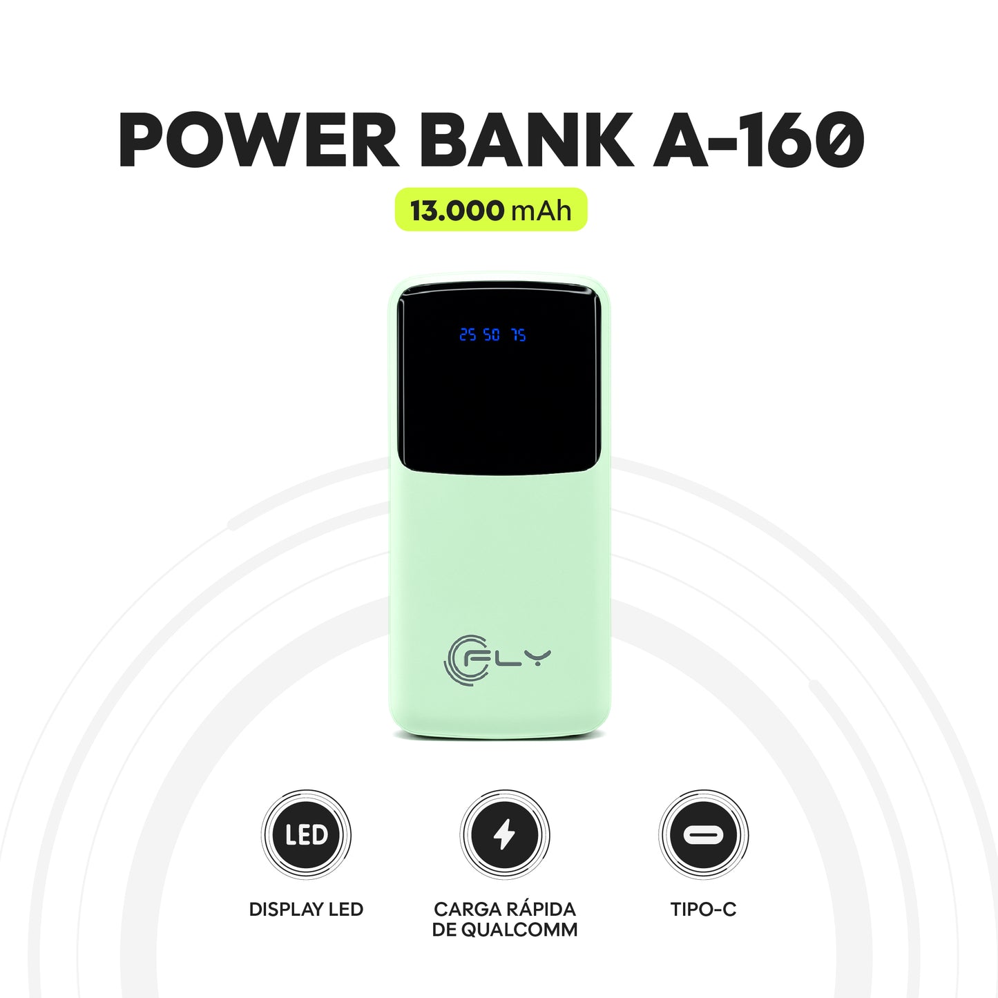 Power bank A-160 Con 13.000 mAh