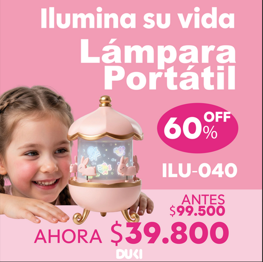 Lámpara Portátil ILU-040 Un Cielo Mágico en Tu Habitación