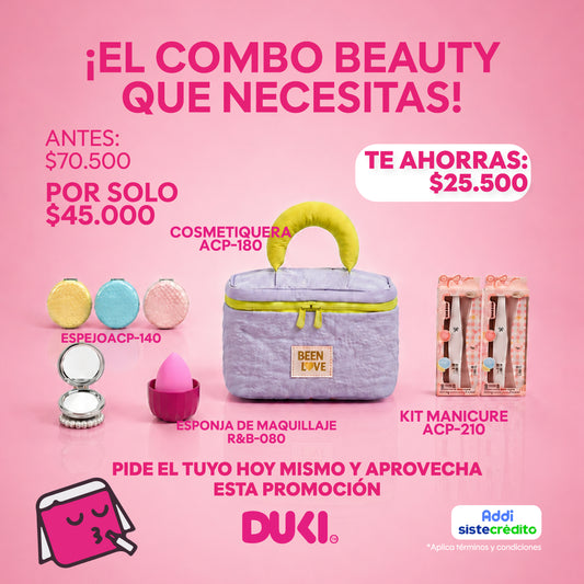 Cosmetiquera ACP-180 | Lleva Todo Tu Maquillaje Organizado