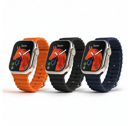 Reloj Inteligente T-590 49 mm AMOLED – 4 Pulseras Incluidas