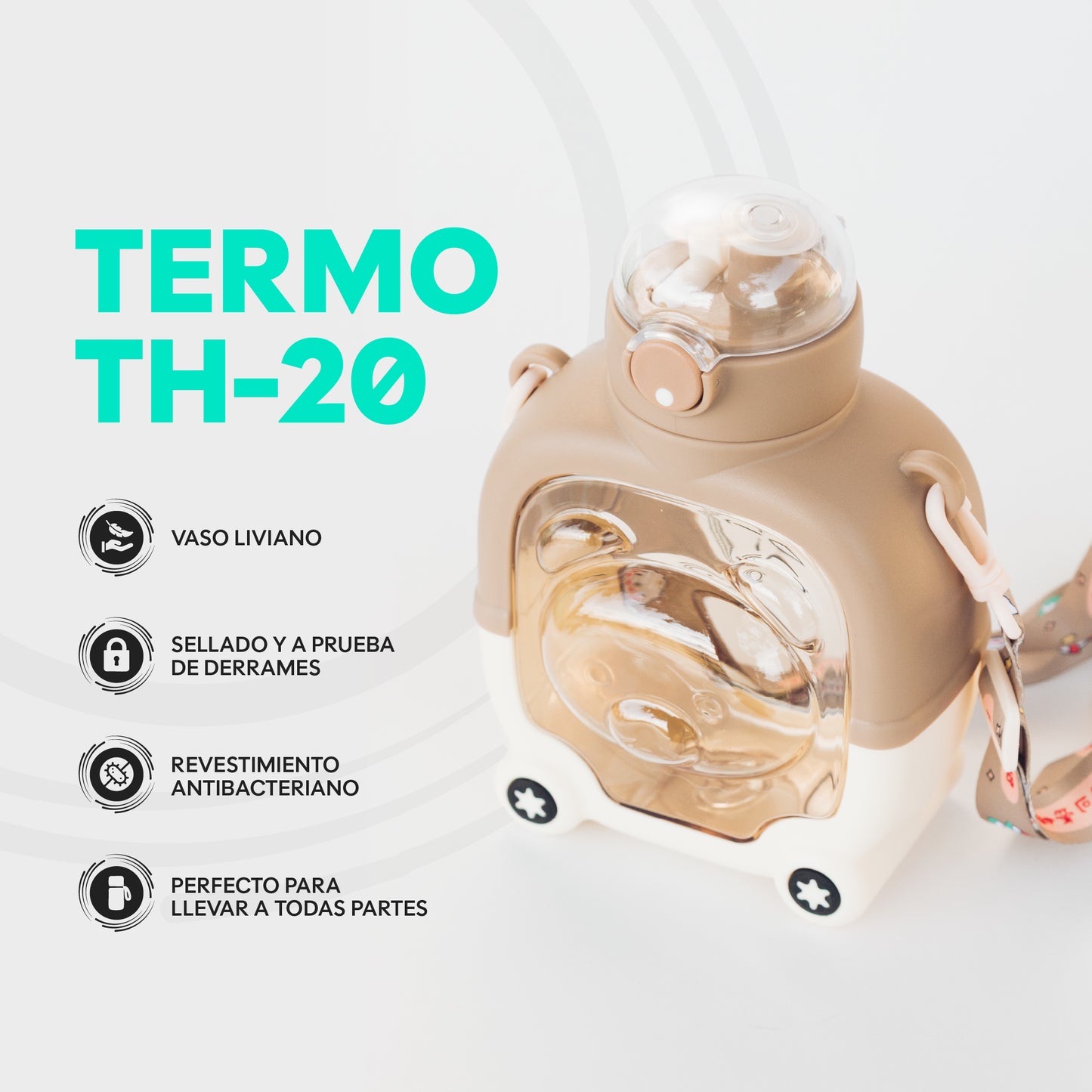 Termo Infantil TH-20 Bear Cup – Edición Coleccionable