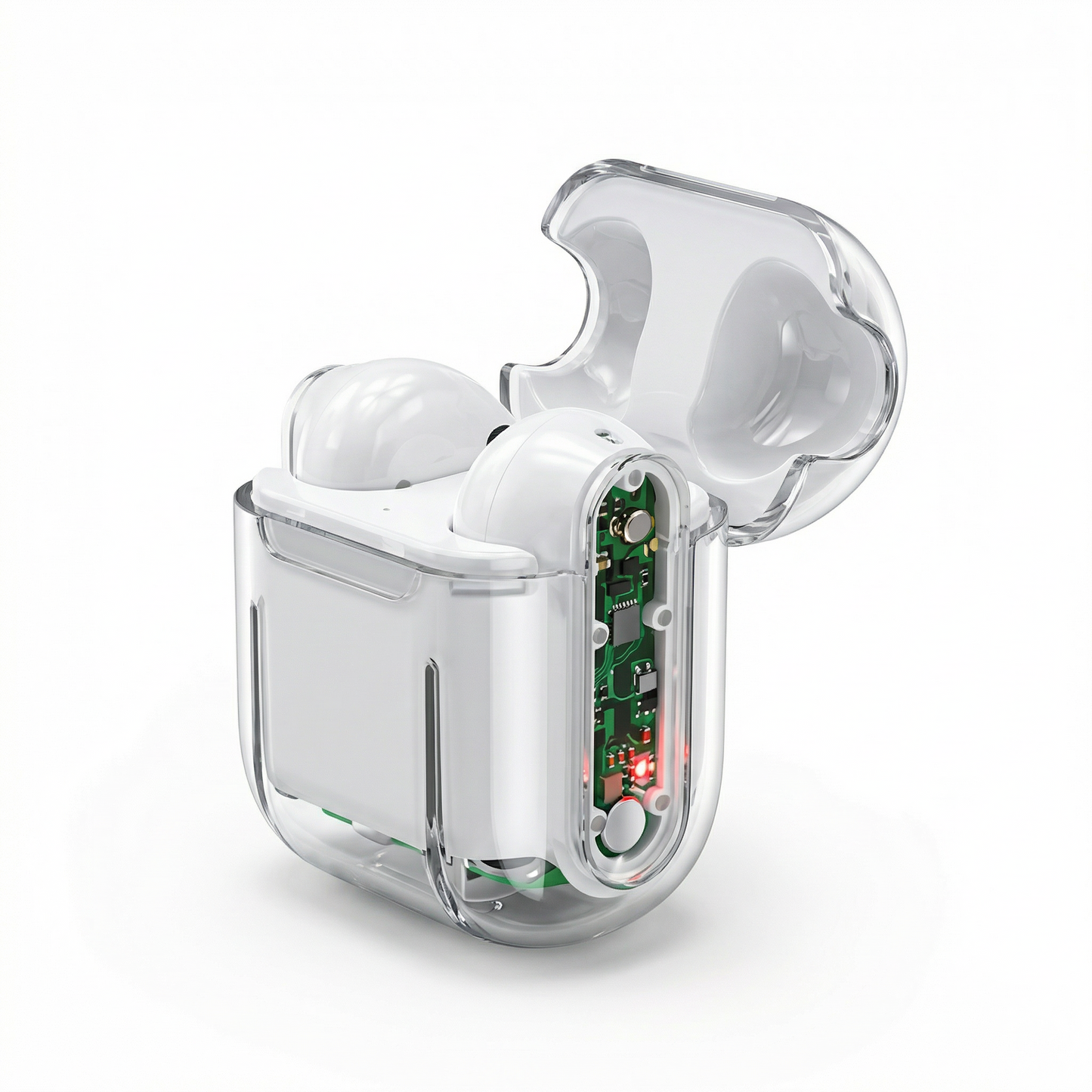 Audífonos True Wireless F-90 Diseño Transparente