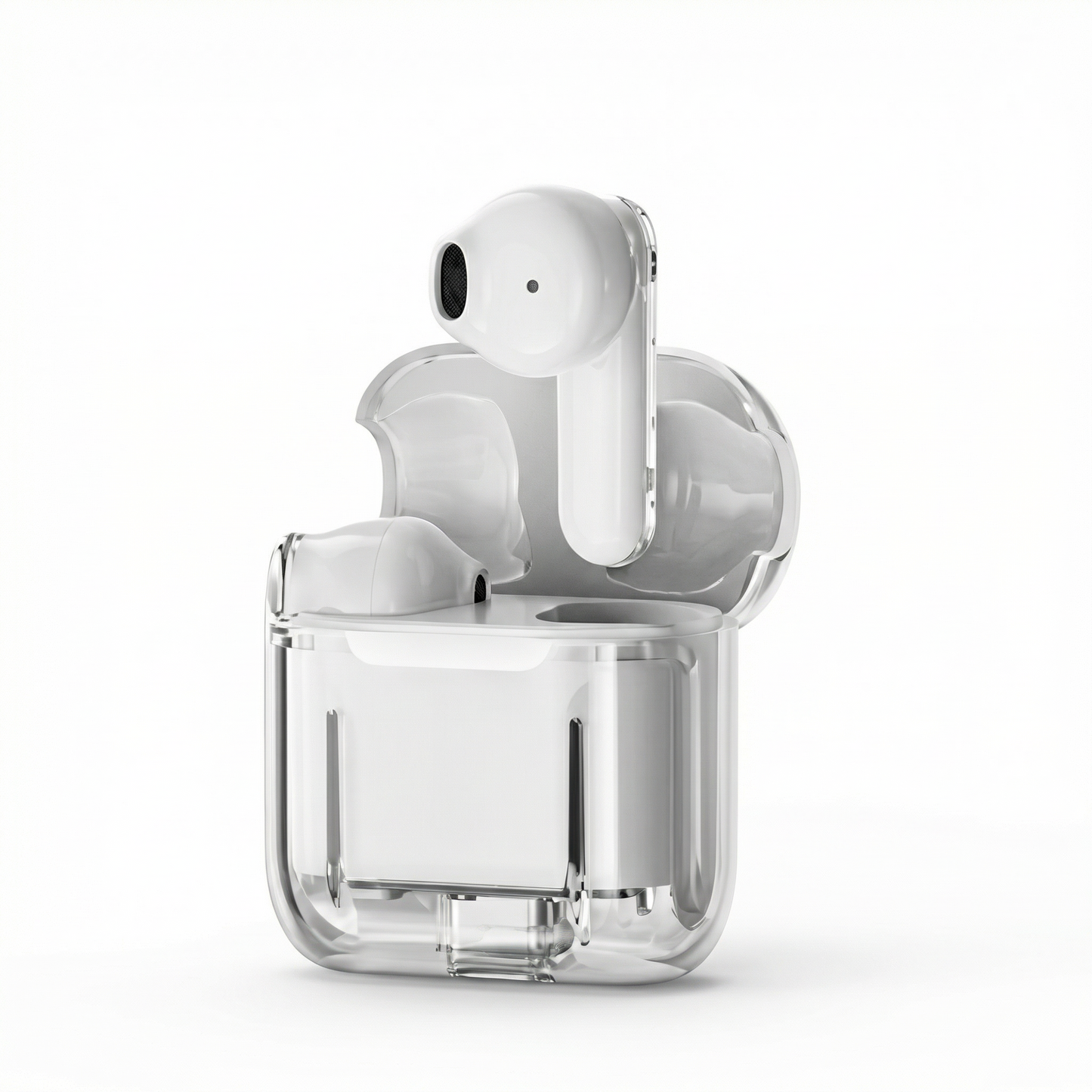 Audífonos True Wireless F-90 Diseño Transparente