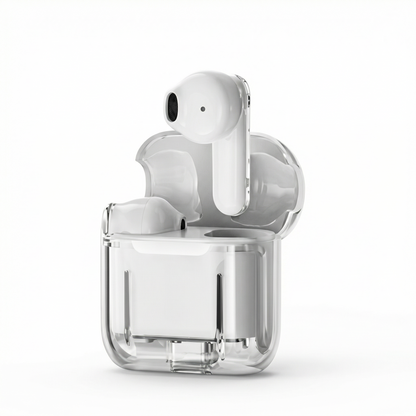 Audífonos True Wireless F-90 Diseño Transparente