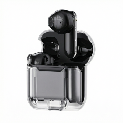 Audífonos True Wireless F-90 Diseño Transparente