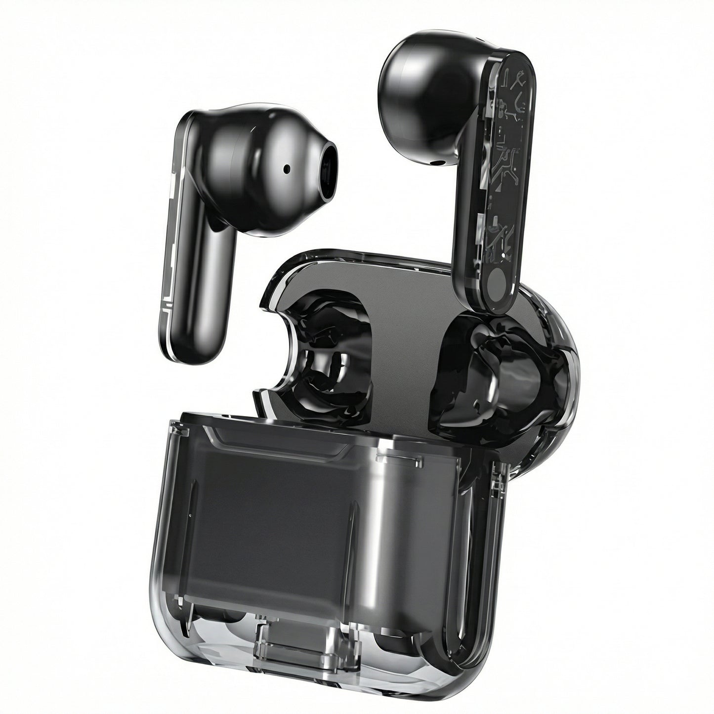 Audífonos True Wireless F-90 Diseño Transparente