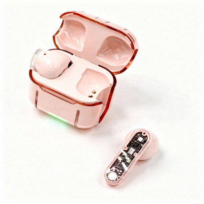 Audífonos True Wireless F-90 Diseño Transparente