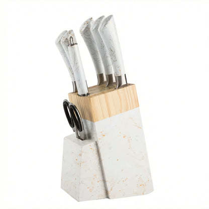Set de Cuchillos KT-60 Premium con Soporte en Madera