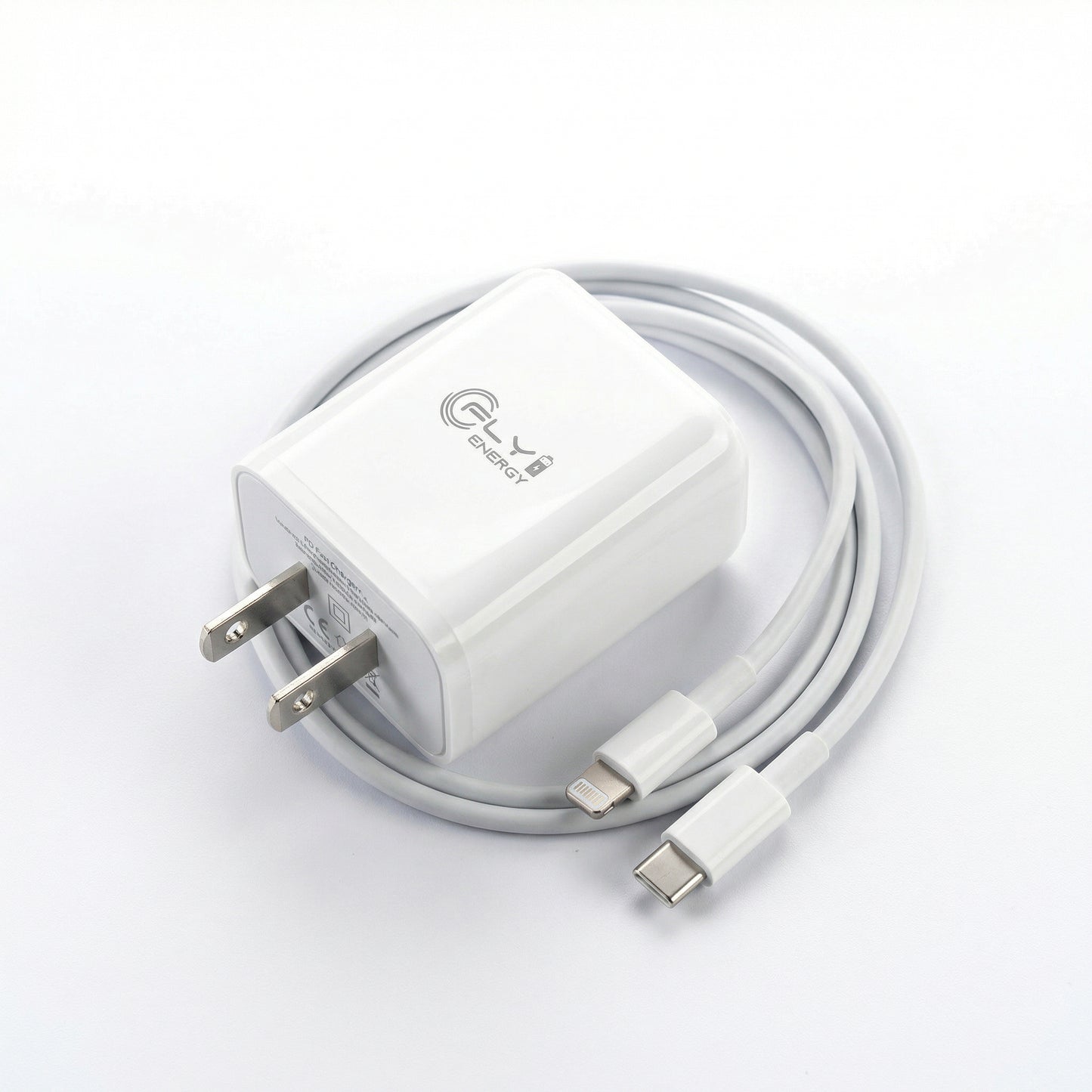 Cargador Rápido C-390 PD 20W 2 en 1 USB-C + USB-L