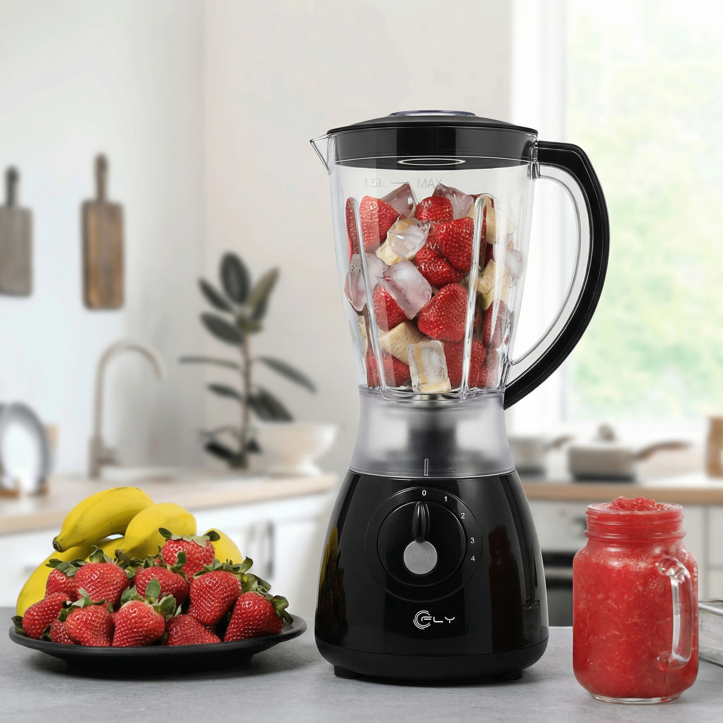 Licuadora PowerBlend LC-20 1000W – Vaso de Plástico Resistente