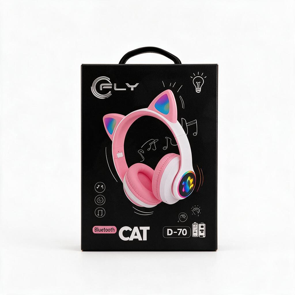 Audífonos Bluetooth FLY D-70 Cat Headset - DUKI, vista 1 de 6