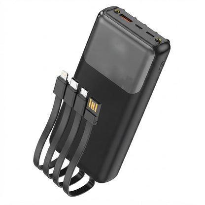 Power Bank FLY A-260 25.000 mAh con Cable 4 en 1
