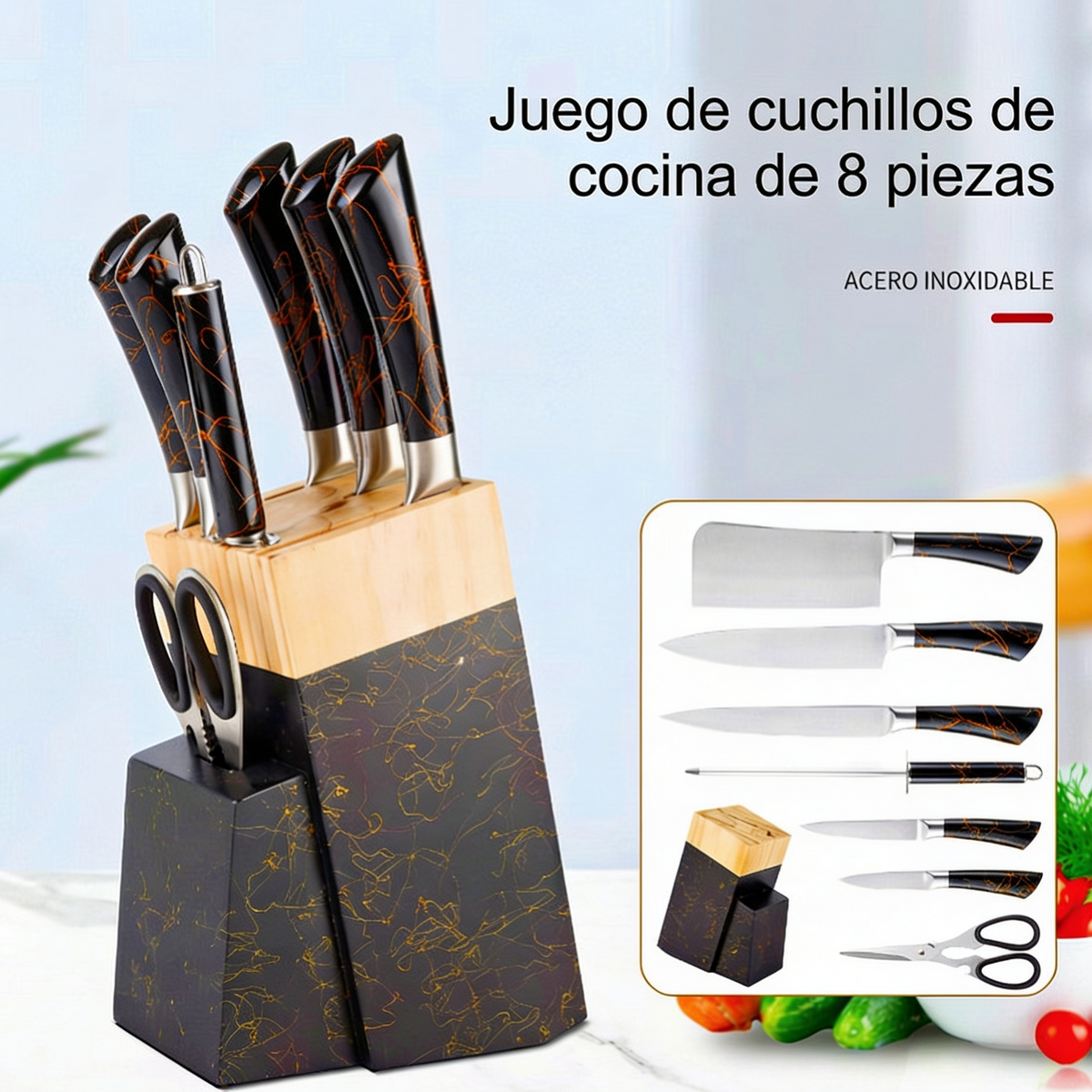 Set de Cuchillos KT-60 Premium - DUKI, vista 5 de 7